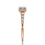 Pierścionek z dużym diamentem różowe złoto SBPZ_021